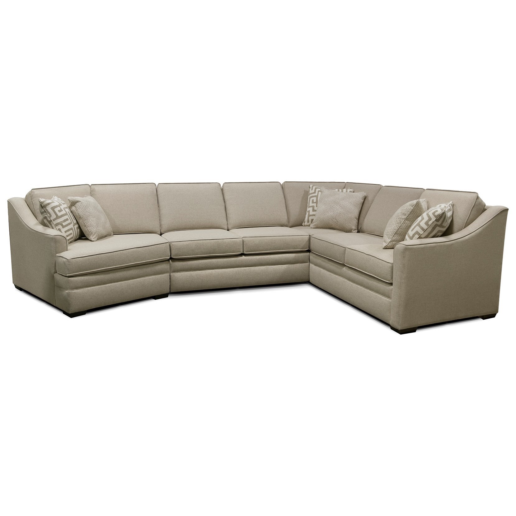 England Thomas Sectional Sofa with Five Seats Furniture Superstore Rochester, MN Sectional